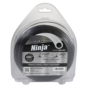 Stens Trimmer Line Ninja 0.095 Silver Streak Durable High-Performance For Professionals And Homeowners - Rainier Parts