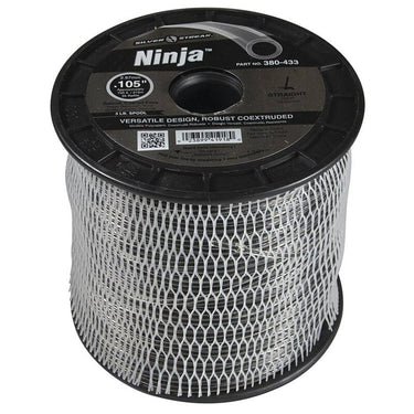 Stens Silver Streak Trimmer Line Ninja.105 Gauge 3lb Spool For Professionals In Landscaping - Rainier Parts