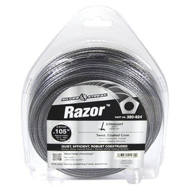 Stens 380-924 Silver Streak Razor Trimmer Line 0.105 Inch Professional Grade for Professionals and Homeowners - Rainier Parts