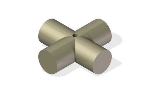 Trimax Universal Joint Cross 406-342-800 for tractors and outdoor equipment, durable and precision-engineered by Trimax Mowers.