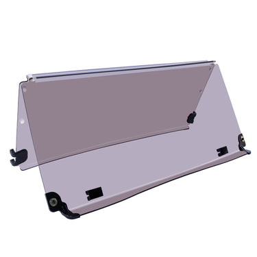 Installation of the Rainier OKWS3000T-P4 Folding Winged Windshield, integrating seamlessly with YAMAHA Folding DRIVE/G29 Windshield (tinted/PMMA).