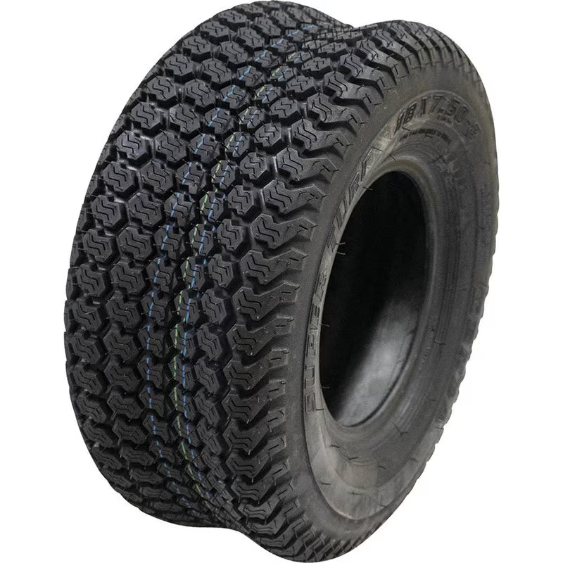 Stens Kenda Tire for lawn equipment, durable rubber replacement tire with treads, suitable for outdoor gardening and landscaping tools.