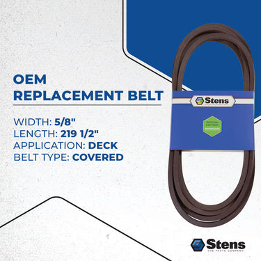 STENS Exmark OEM Belt 109-9023 Replacement For Exmark Mowers Premium Durable Fit - Rainier Parts