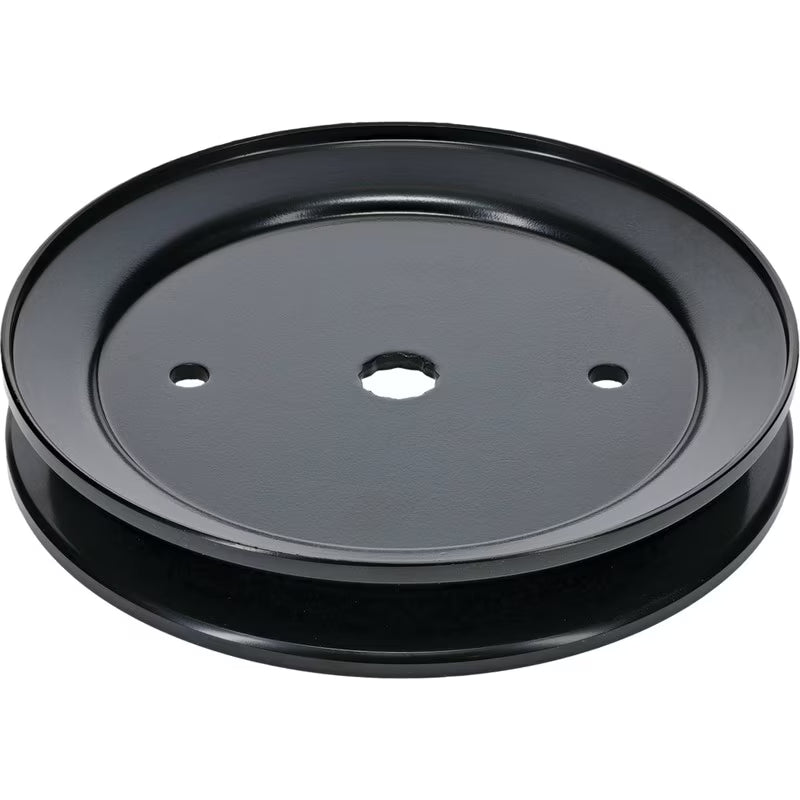 Stens spindle pulley replacement for Husqvarna 532195945, durable OEM-grade mower pulley, shown in close-up view.