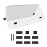 Rainier Parts clear PMMA windscreen for Club Car DS golf cart, UV stabilized and designed as a replacement windshield.