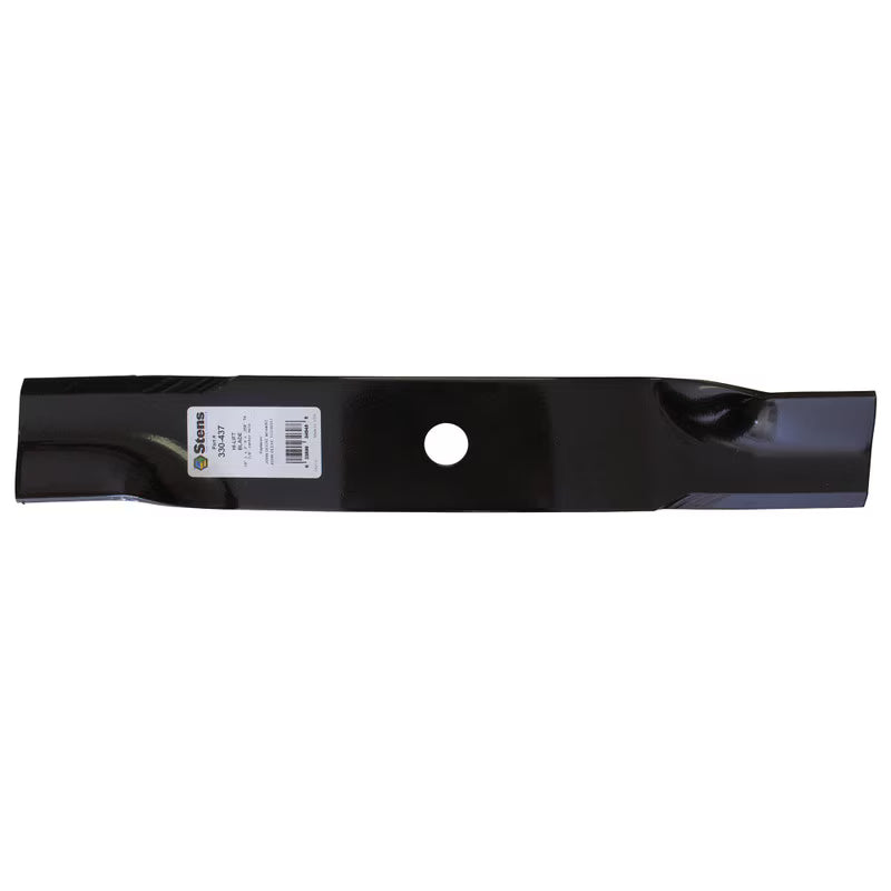 Stens Hi-Lift Blade 330-437 for John Deere TCU30317, durable premium replacement blade with sharp cutting edge and sturdy construction.
