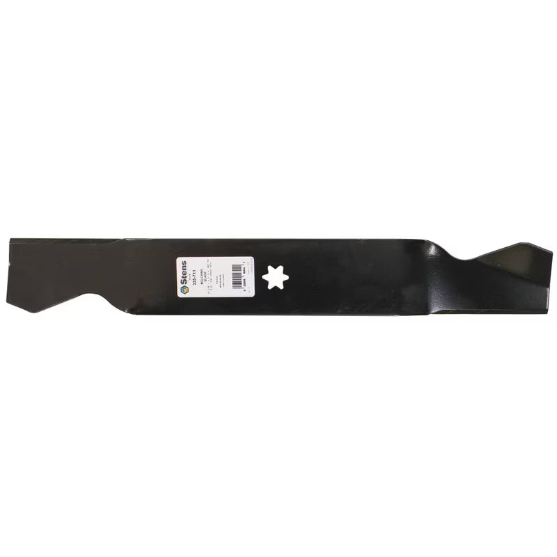 Stens 335-711 Hi Lift lawn mower blade, premium replacement part with sharp cutting edges, for residential and professional mowers.