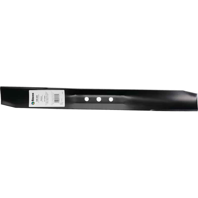Stens 345 429 replacement blade for Toro Recycler mower, showing a sharp, durable cutting blade designed for lawn mowing.