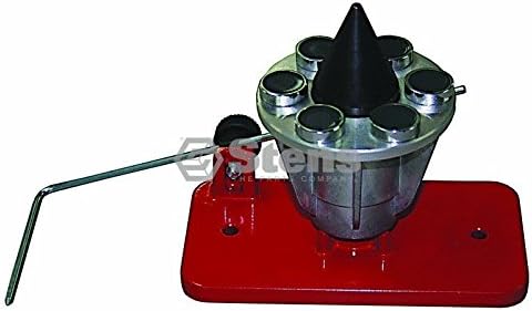 Stens Blade Balancer, a tool for balancing mower blades, shown with its components and design features.
