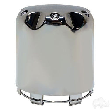 Red Hawk TIR904C Chrome Center Cap Snap In For Wheels Premium Showroom Hub Protection For Car Enthusiasts - Rainier Parts