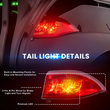 Rainier Parts Club Car Tempo LED Deluxe Light Kit installed on a golf cart, showing bright, energy-efficient lighting for Tempo vehicles