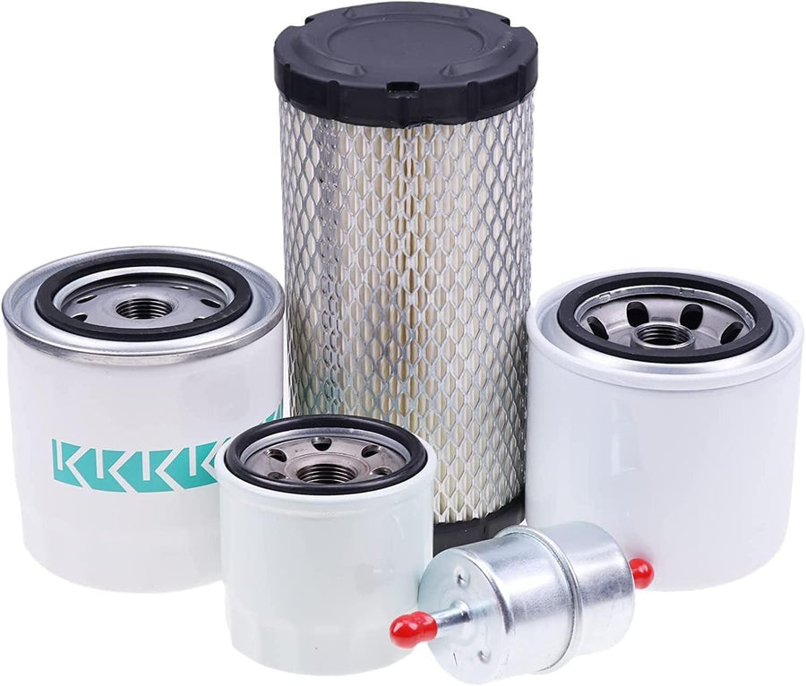 Kubota Tune Up Kit 77700-01819 for essential engine maintenance, includes filters and parts, in a compact package.