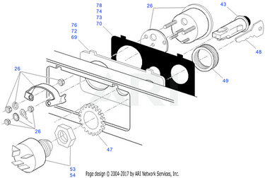 EZ-GO OEM Console Insert Service Plate 73030G04 for Gas Golf Carts Dashboard Upgrade - Rainier Parts