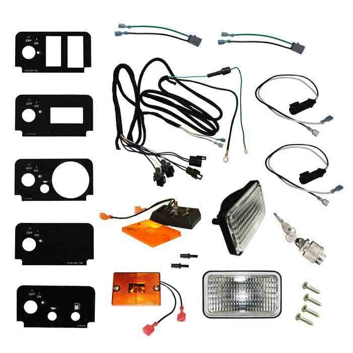 EZGO OEM 750104PKG Front Headlight Package for ST Carts