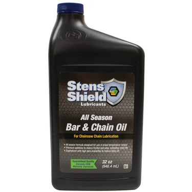 Stens Shield Bar and Chain Oil All Season Formula 32 oz Bottles Case of 12 for Chainsaws - Rainier Parts