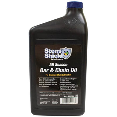 Stens Shield Bar and Chain Oil All Season Formula 32 oz Bottles Case of 12 for Chainsaws - Rainier Parts