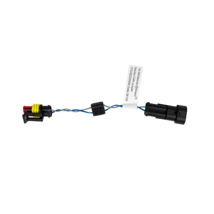 MadJax Kinect CAN jumper wire harness adapter for Navitas TAC2 controller, with black connectors and detailed wiring.