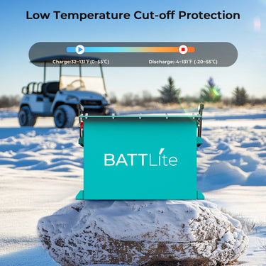 RoyPow BAT5000 Lithium Battery Conversion Kit For Club Car Golf Carts With Bluetooth Monitoring And 8 Year Warranty - Rainier Parts