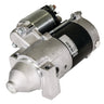 John Deere A-AM132702 high-performance starter motor for farmers, shown from the front view with metal casing and mounting components.