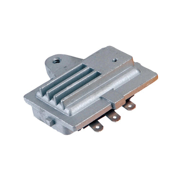 John Deere AM106357: Voltage Regulator showcasing reliable performance for agricultural equipment power.