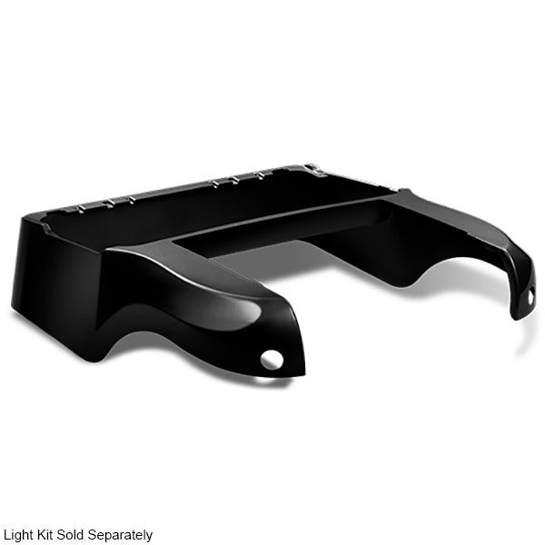 Redhawk DoubleTake Rear Body for Club Car Precedent 04+ in black, showing the durable, sleek rear body design for golf carts.