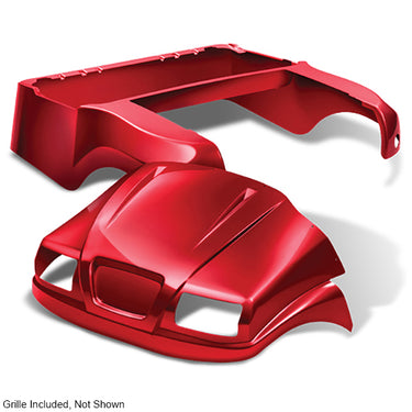 Redhawk DoubleTake Phantom body kit with grille for Club Car Precedent 04+ Ruby, featuring sleek design and durable construction