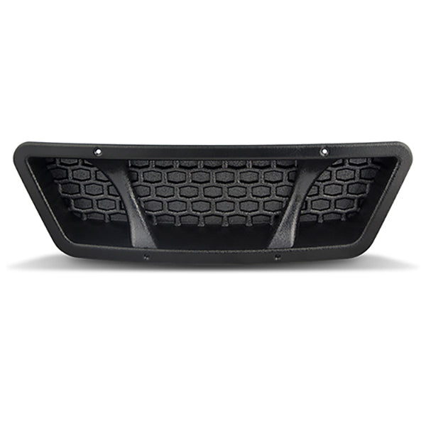 Redhawk DoubleTake Formed Grille for E-Z-Go TXT 96+ and Club Car DS 00+ golf carts, showcasing its sleek, durable design.