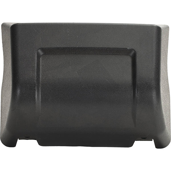 Redhawk front bumper for Club Car Tempo golf cart, durable black metal with mounting brackets and protective design.