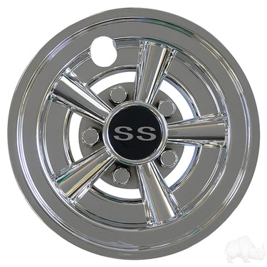 Wheel Cover, 8" SS Chrome