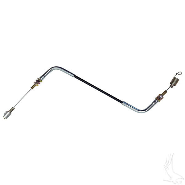 Redhawk 17¼-inch throttle cable for Club Car gas golf carts, model 84-91, with visible cable and connectors.