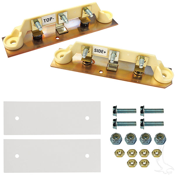 Redhawk diode assembly kit for Club Car PowerDrive 3 charger, featuring circuit components and connectors in a compact layout.