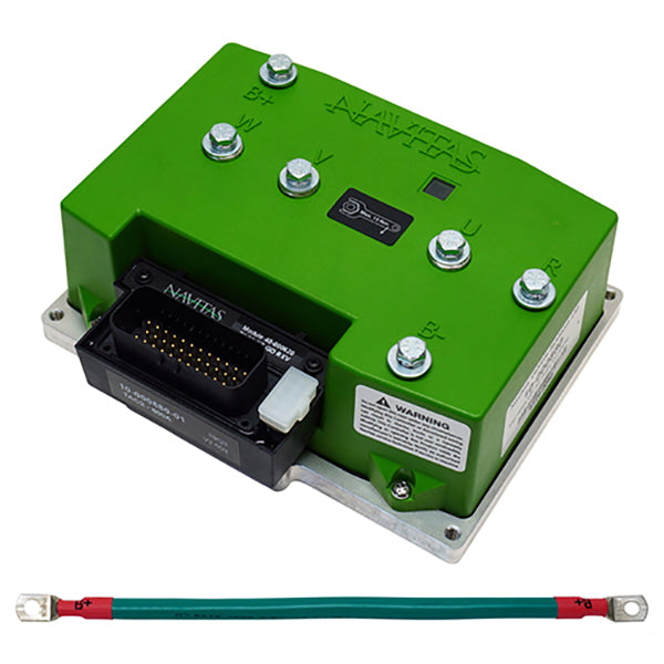 Redhawk Navitas TAC2 600A CAN E-Z-GO RXV controller with Curtis controller, shown in a close-up image.