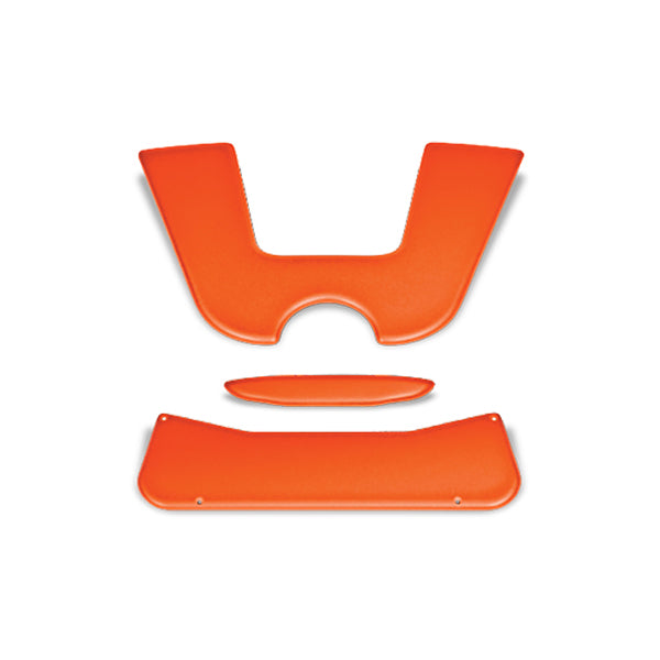 Redhawk DoubleTake Sentry Dash Center Trim in orange, a universal vehicle accessory with sleek, durable design.