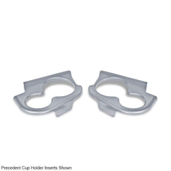 Redhawk DoubleTake Sentry dash cup holder trim set for Club Car DS 00+ in silver, shown in close-up view.
