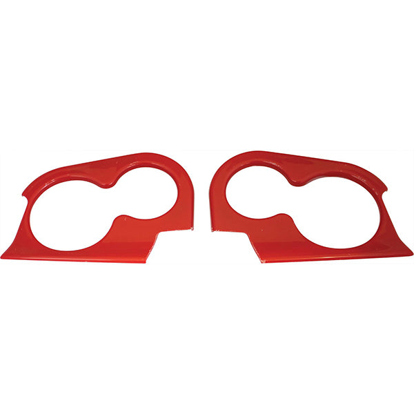 DoubleTake Sentry Dash Cup Holder Trim Set of 2, Club Car Precedent 04+, Red