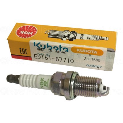 Kubota E9151 spark plug for Kubota engines, premium durable ignition component with optimum performance, shown in close-up.