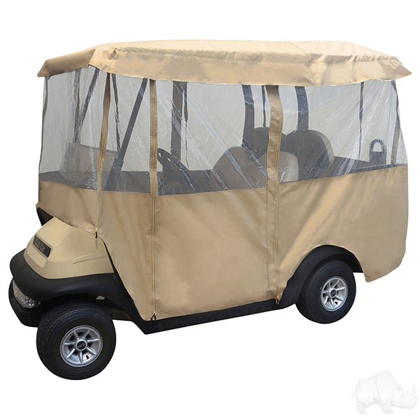 Redhawk RHOX enclosure for car with 88-inch top, featuring a durable, weather-resistant design and secure fitting.