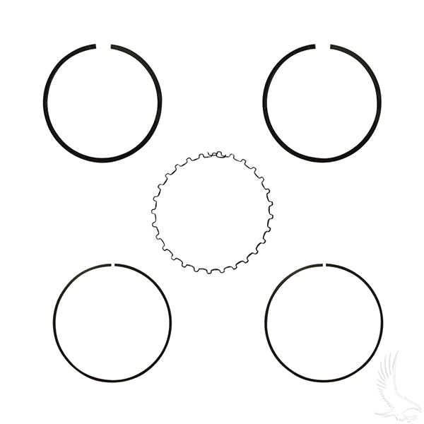 Redhawk piston ring set for E-Z-Go 4-cycle gas engines, +.50mm, fits Fuji-Robin 93-08, 295cc MCI model, engine components