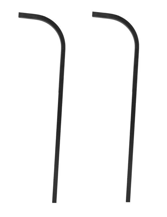 Rainier Parts golf cart roof support with candy cane design, providing durable stability for golf cart roof upgrade.