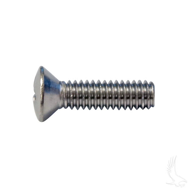Redhawk screw with forward/reverse handle for Club Car 85+ golf carts, shown in a bag of 20, model FR-002A.