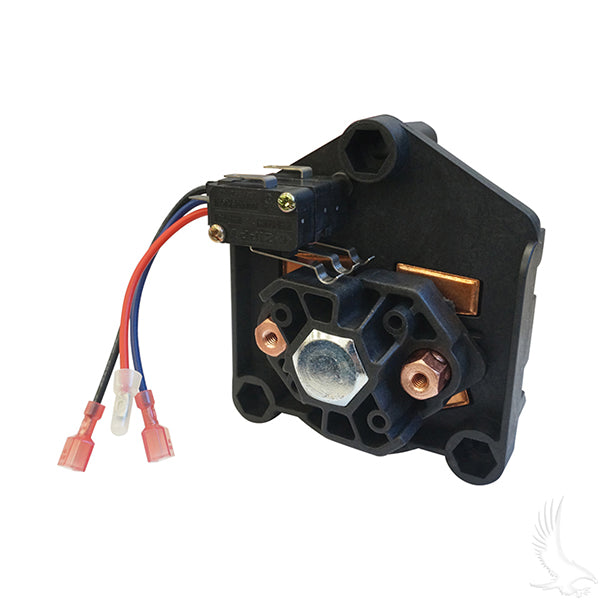 Redhawk heavy-duty forward/reverse switch for Club Car DS electric golf carts, compatible with 36V and 48V models, with controller.