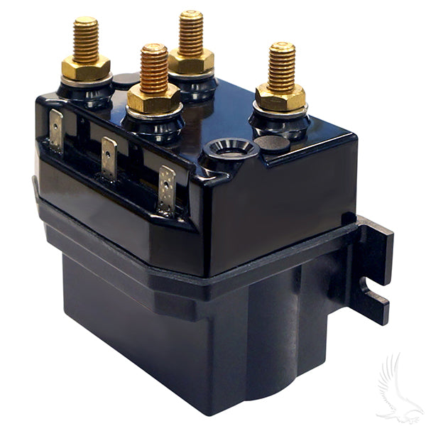 Redhawk 400 Amp single pole double throw contactor showing electrical contacts and control coil in a close-up view
