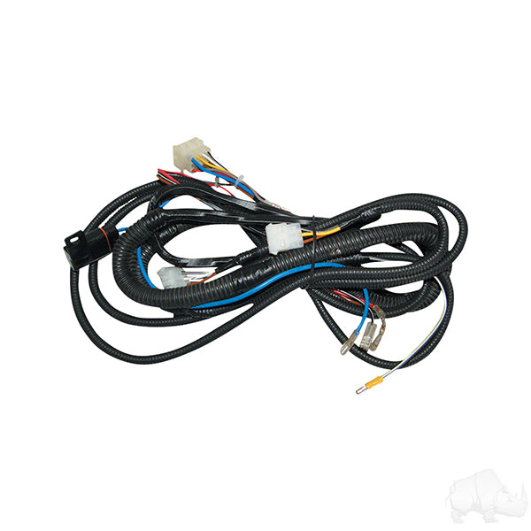 Redhawk Basic Wire Harness Bucket Kit for Club Car Precedent 08+ golf cart, featuring a durable wire harness assembly.
