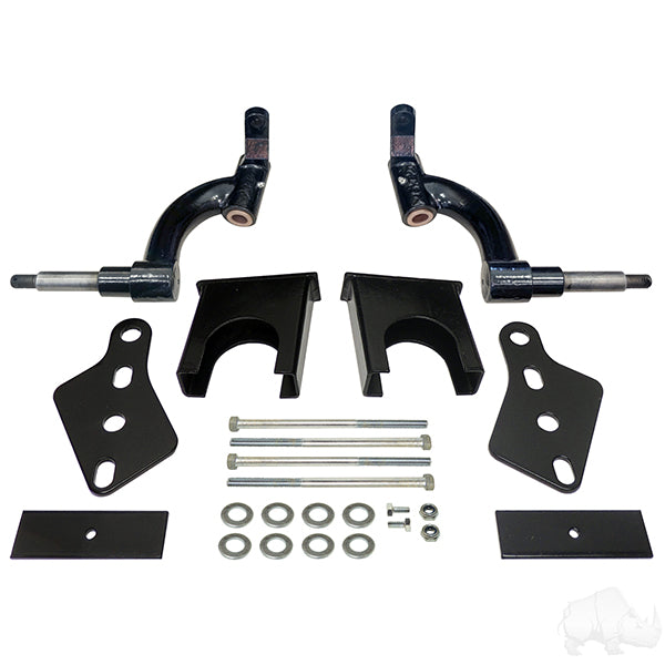 RHOX 6" Drop Spindle Lift Kit, Club Car Tempo, Onward w/o Factory Lift, Precedent G&E 04-25
