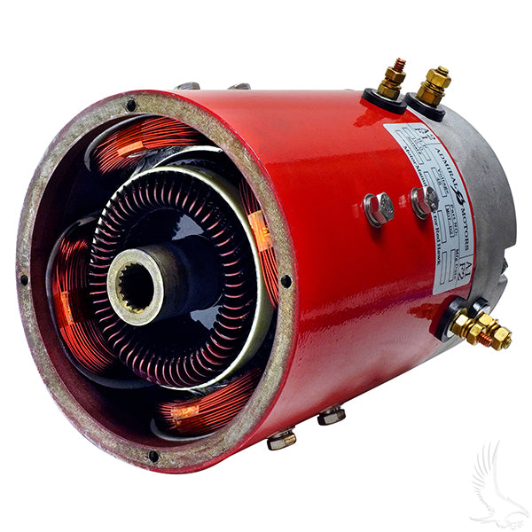 Redhawk Yamaha Drive motor, a compact electric motor for mobility scooters, shown in the image.