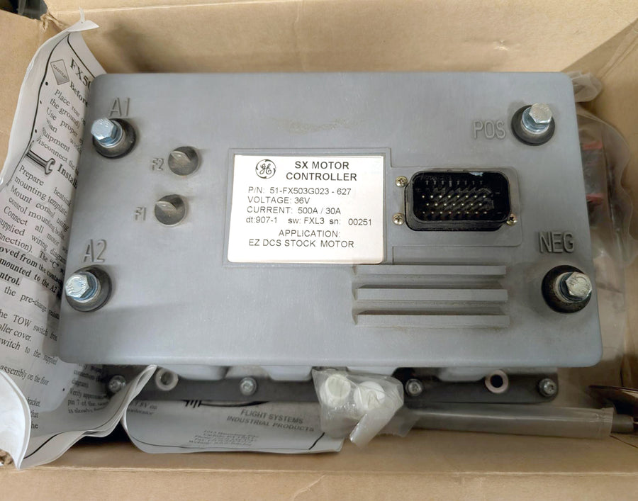Nivel 627 36V Upgrade Controller, GE 500A, for EZGO Medalist/TXT 1995-1999 Golf Carts with DCS