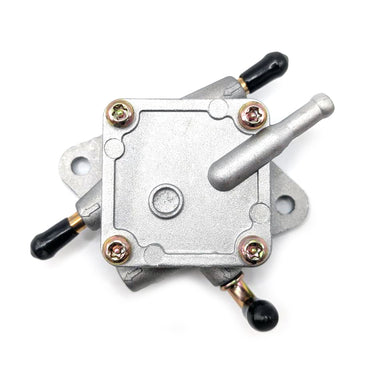 Dual Outlet Square Fuel Pump Kit w/Hose, Clamps & Fuel Filter | Fits Polaris 550 IQ Shift, Indy, Voyageur, Trail RMK (2009-2013) | Replaces OEM 3090082, 3089751, 3090366 | Mikuni Style - RPFP-03