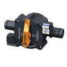 Flow Rite MV-03-FN01 automatic control valve with front barbed connection for industrial recirculation and emptying system.