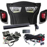EZ-GO RXV 2016+ Deluxe Golf Cart LED LIGHT WITH BUMPER (Automotive style) Only 12V, showcasing premium lighting features for enhanced visibility.