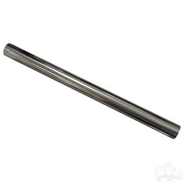 Stainless steel steering column cover for Yamaha Drive2/Drive golf carts, by Redhawk, shown on model SC-009_l.